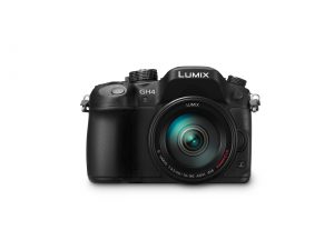 Panasonic LUMIX (DMC-GH4) with H FS14140 lens front