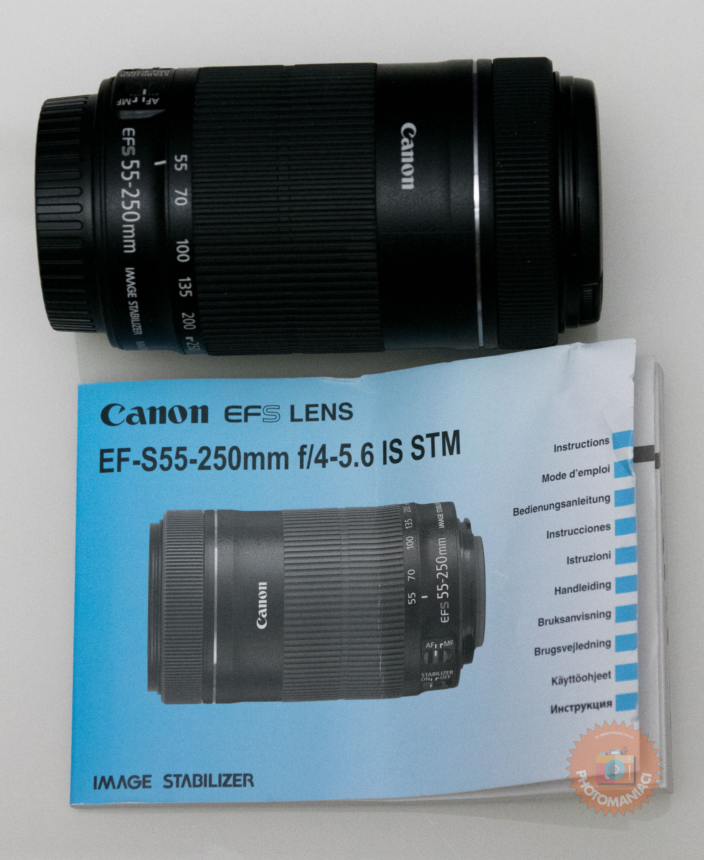 Recensione Canon EF-S 55-250mm f4-5.6 IS STM by PhotoManiaci.com
