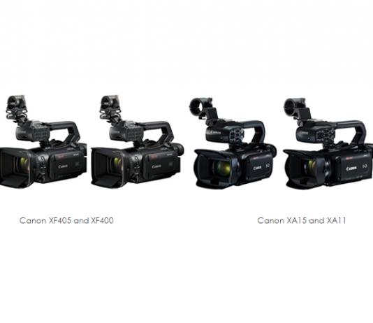 Canon presenta quattro nuove videocamere professionali